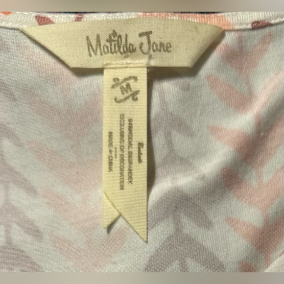 Matilda Jane Sleeveless Fortune Teller Jersey Knit Dress in Happy & Free Print - Picture 4 of 8